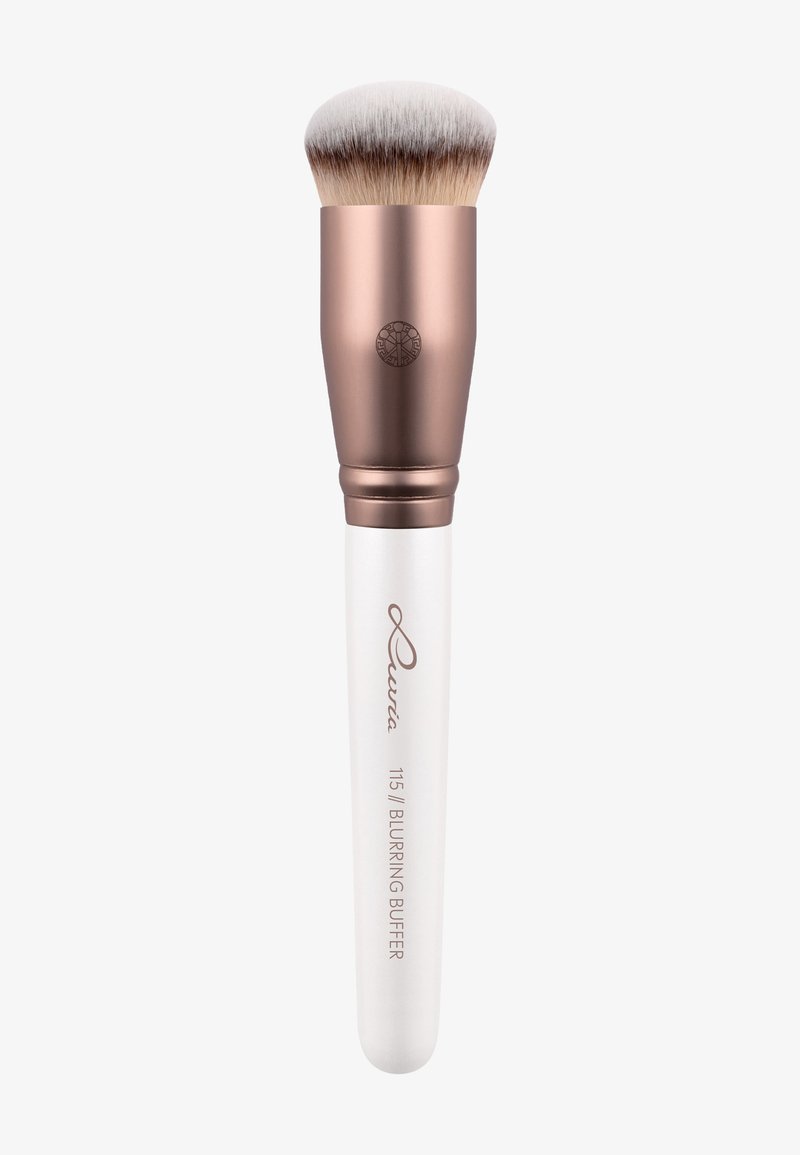 Luvia Cosmetics - BLURRING BUFFER - Makeup brush - pearl white/coffee brown, Enlarge