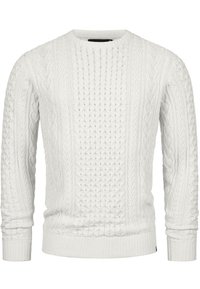 INBELLIN - Strickpullover - white asparagus