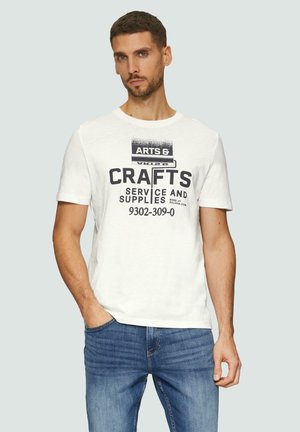 CREW-NECK - T-shirt print - weiß
