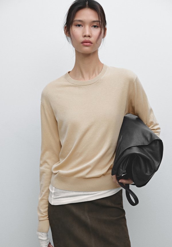 BLEND - Jumper - mottled beige