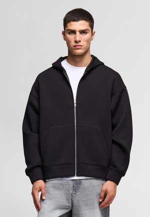 Terranova, FELPA TINTA UNITA - Felpa con zip - nero