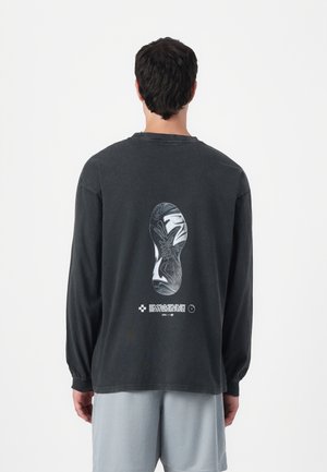LONG SLEEVE UNISEX - Long sleeved top - black