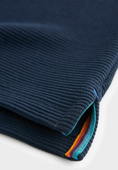 Paul Smith Junior SHORT SLEEVE SIGNATURE ZIP-REGULAR FIT - Pólóing - navy