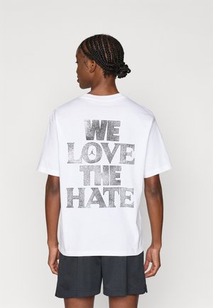 Sportiniai marškinėliai trumpomis rankovėmis - white/olive grey