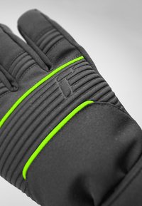 Reusch CROSBY R-TEX XT - Fingerhandschuh - black neon green