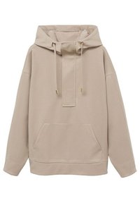 Mango Jersey con capucha - sand