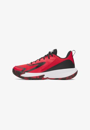 Under Armour, UNDER ARMOUR COURT PERFORMANCE UA LOCKDOWN 8 UNISEX - Sportieve wandelschoenen - red