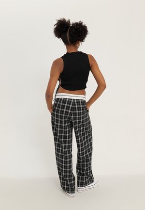 Trousers - black