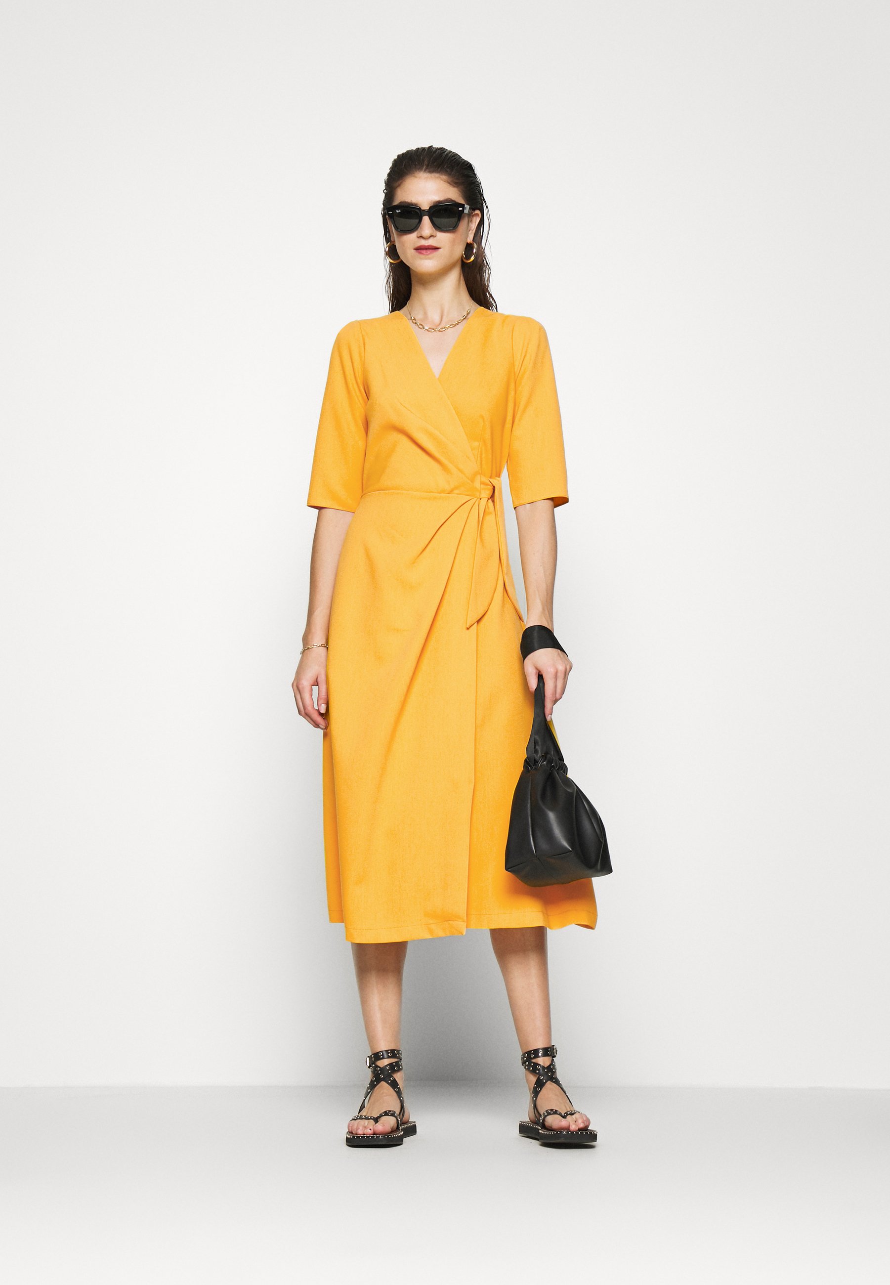 mustard shift dress uk