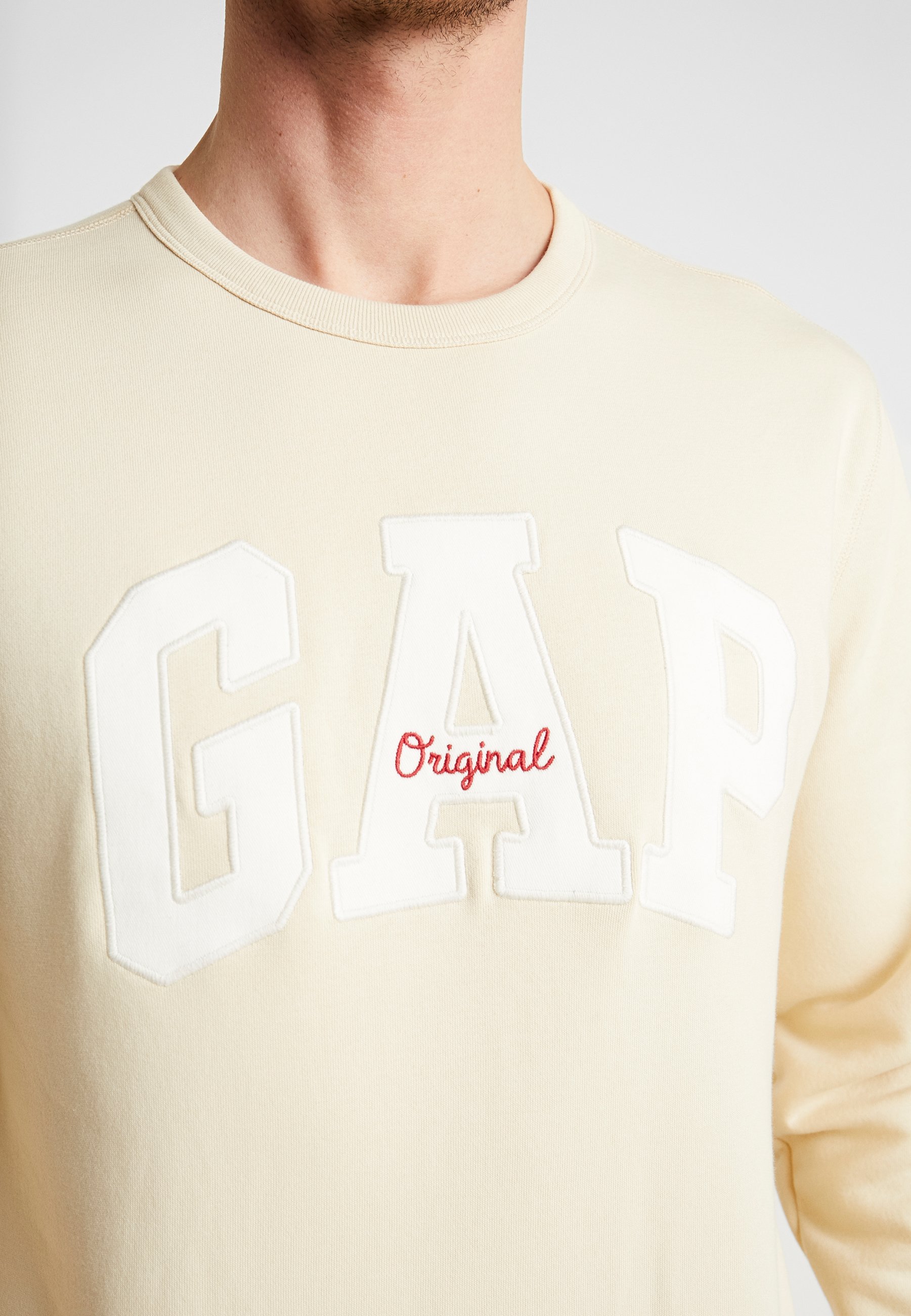 GAP ORIGINAL ARCH CREW Sweater new off white Zalando.nl GAP V GAP ARCH Sweater whitewit Zalando.nl