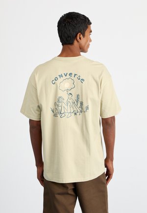 Converse GARDEN RAIN TEE - T-shirts print - pale surplus