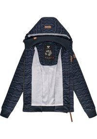 Ragwear NUGGIE ZIG ZAG INTL - Vinterjakke - navy chevron