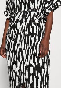 EVOKED VILA VIAVELINE V NECK DRESS - Denní šaty - Birch Pae/modrá