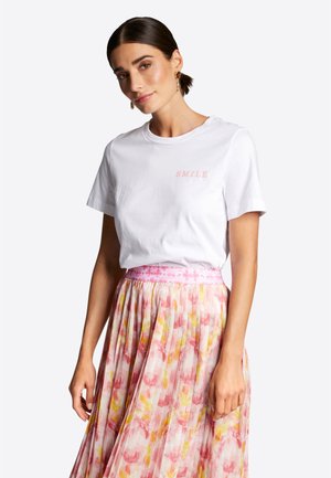 NACHHALTIGER FALTENROCK IM BATIK-LOOK - Áčková sukně - strawberry