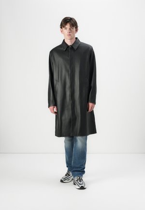 RIVERS - Faux leather jacket - black