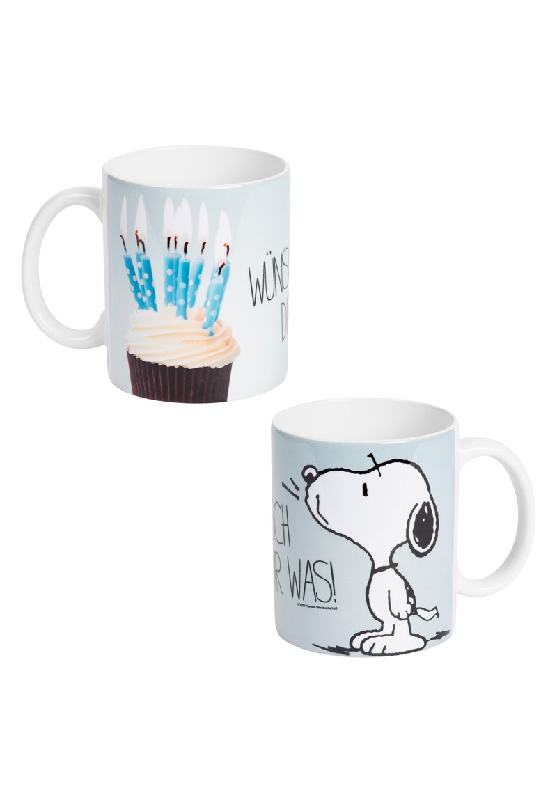 Snoopy THE PEANUTS TASSE SNOOPY  2PACK - Drink bottle - blau