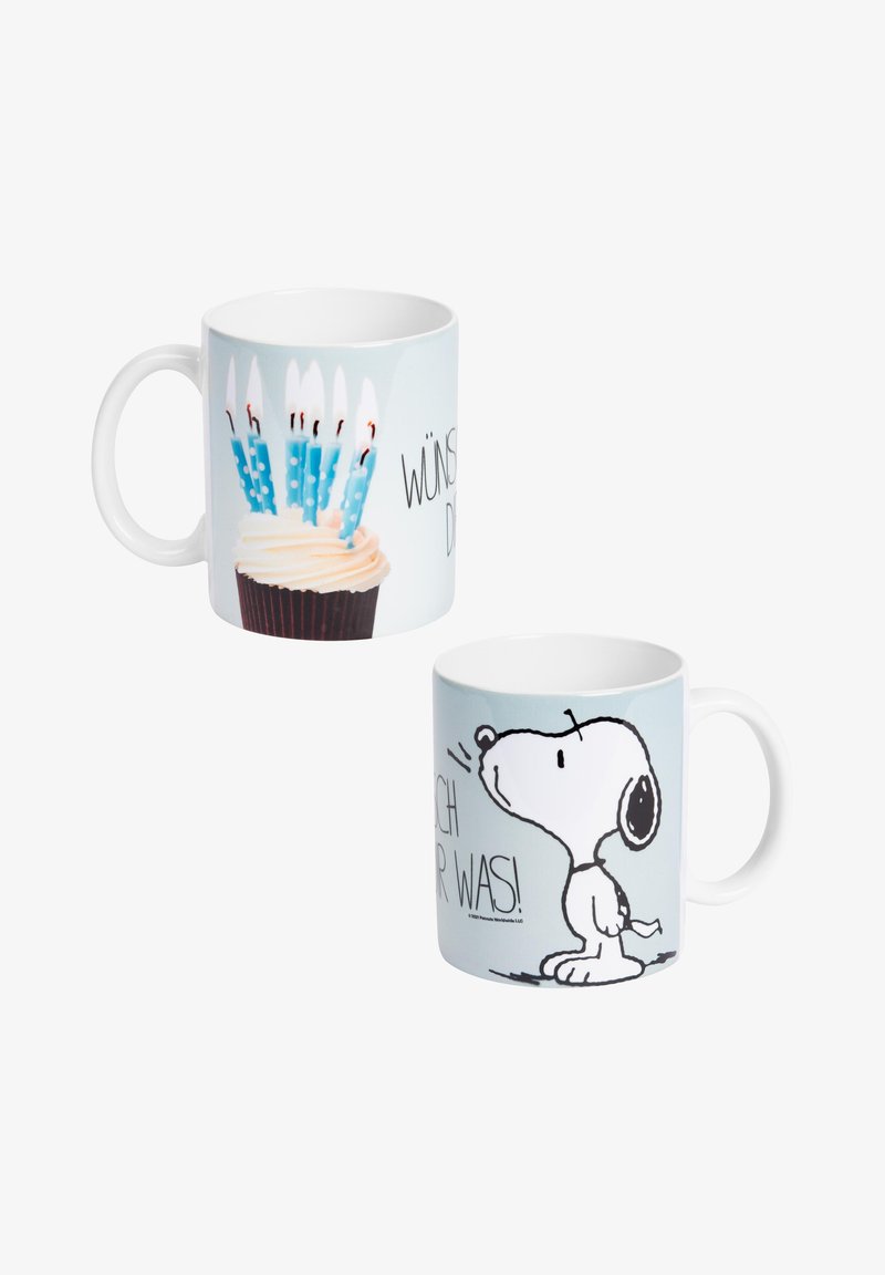 Snoopy THE PEANUTS TASSE SNOOPY 2PACK - Drink bottle - blau