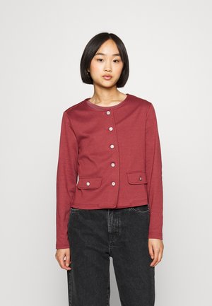 Bouclé bomber jacket - orange | Comma