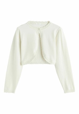 REGULAR FIT - OCCASION SHRUG - Strickjacke - ecru