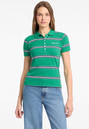 Poloshirt - mehrfarbig grün