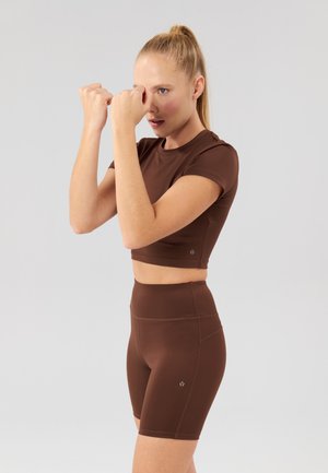 Leggings - dark brown