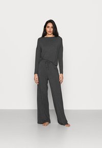 Anna Field - WIDE LEG - Pyjama set - dark grey Thumbnail Image 1