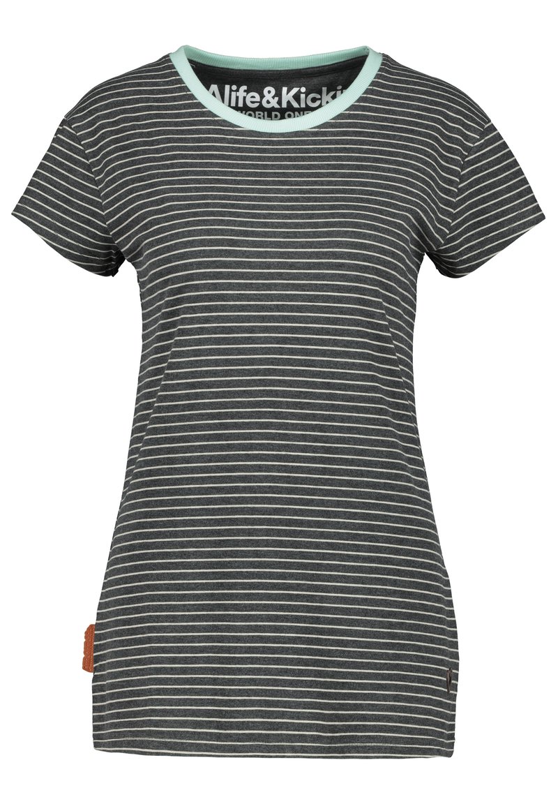 Damen T-Shirts | alife & kickin MAXIAK B T-Shirt print moonless/schwarz - TN68464 Damen T-Shirts | alife & kickin MAXIAK B T-Shirt print moonless/schwarz - TN68464