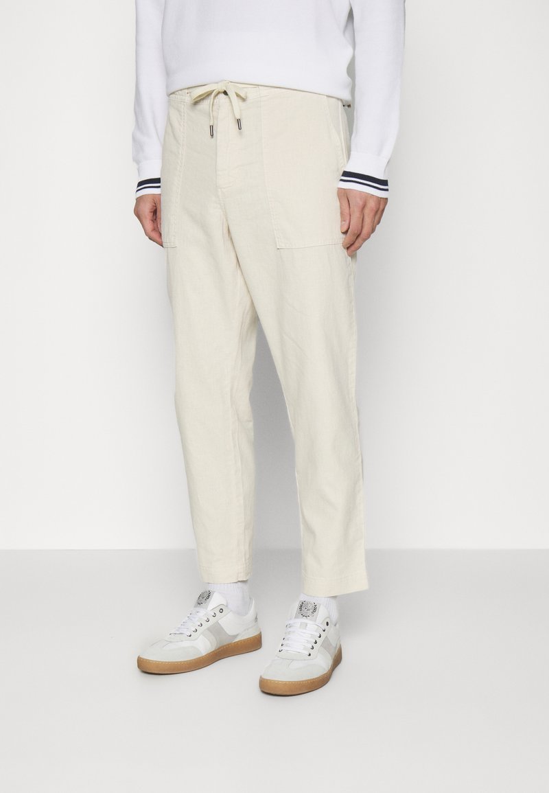 Boss pantaloni bambino slim con pinces beige main image 1