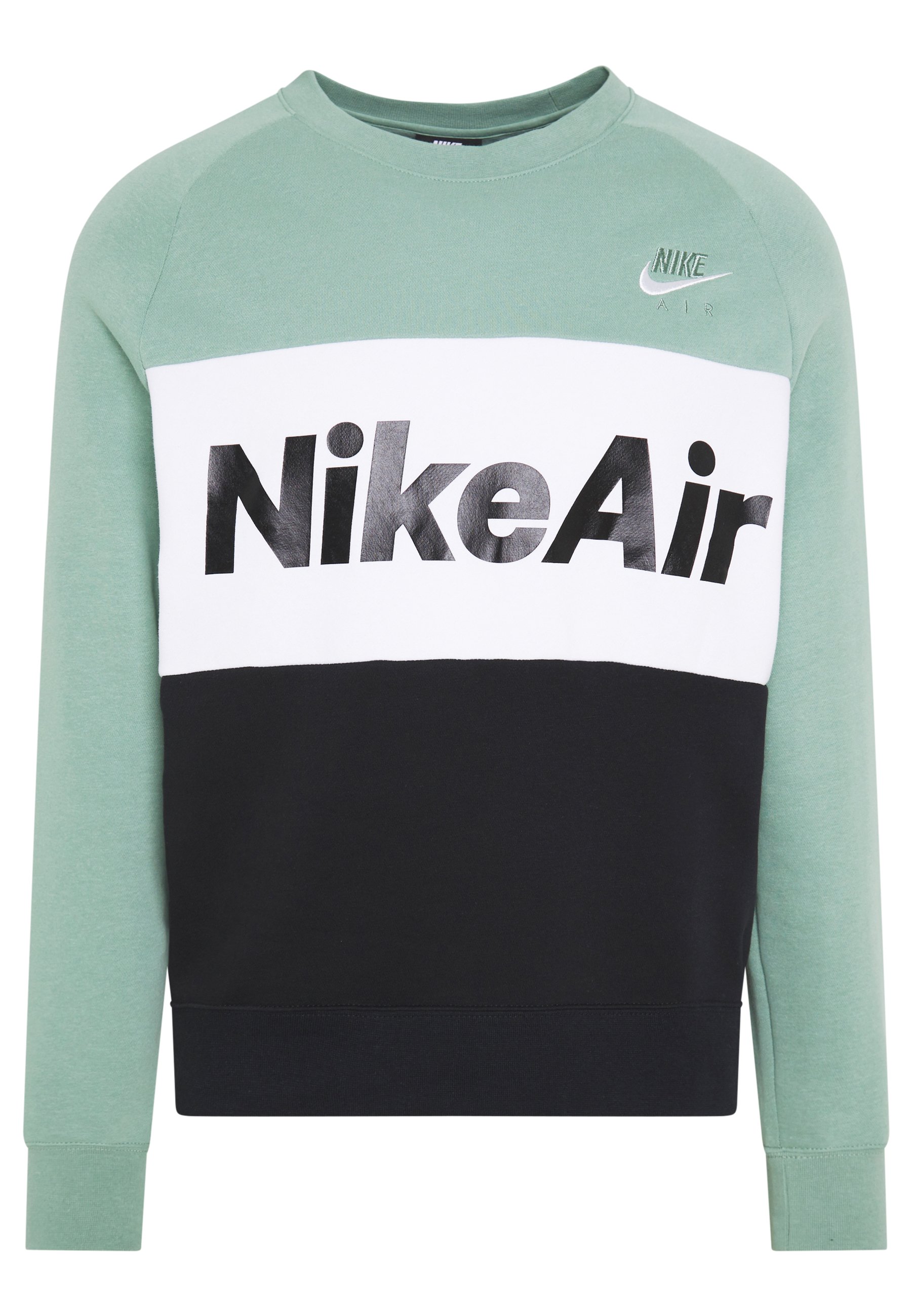 Nike Sportswear AIR Sweatshirt silver pineblackwhite Nike NSW Air Sweatshirt Herren dark grey heather charcoal