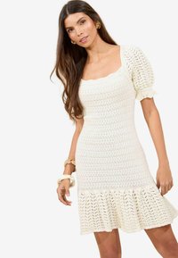 MINI SUMMER - Abito in maglia - ivory