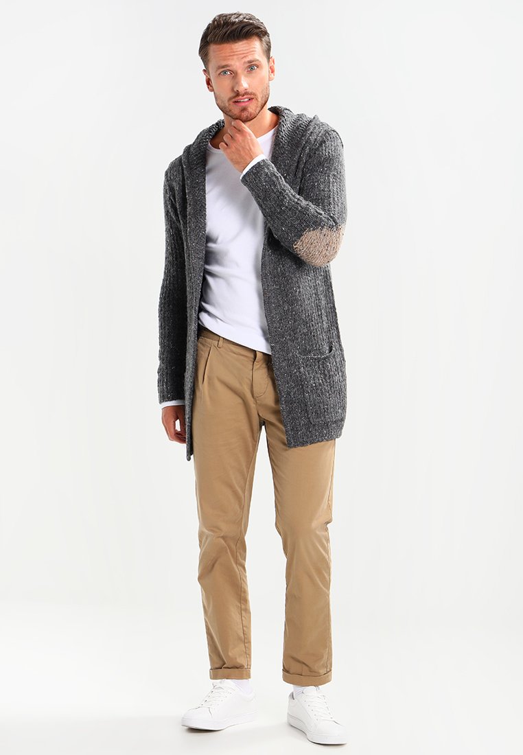 Key Largo MST TERENCE JACKET - Kardigan/ciemnoszary - Zalando.pl