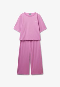 Haut De Pyjama Femme United Colors Of Benetton - T-shirt Logo Confortable 100% Coton
