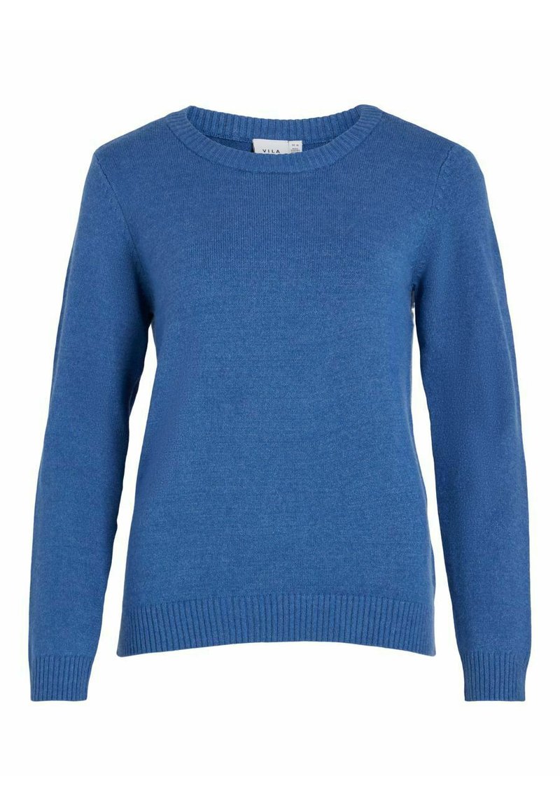 VILA VIRIL O-NECK  - Stickad tröja - federal blue