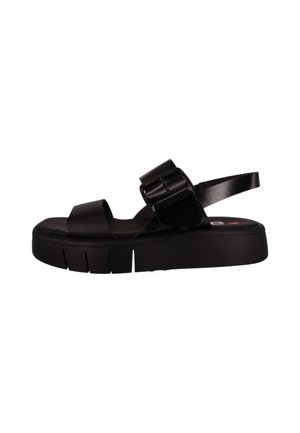 Plateausandalette - black