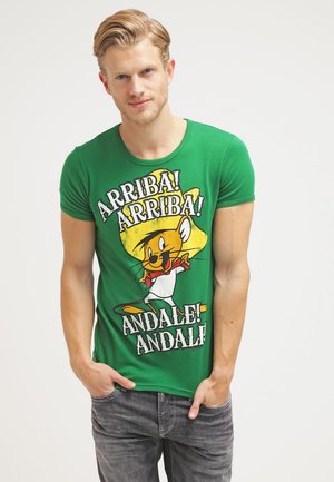 LOGOSHIRT LOONEY TUNES - Print T-shirt - grün