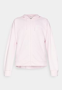 ESSENTIALS LINEAR FULL-ZIP - Tröja med dragkedja - clear pink/white