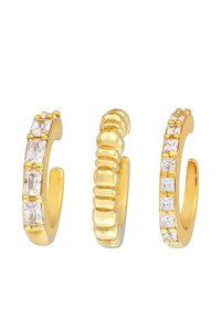 Elli EARCUFF 3 PACK - Orecchini - gold-coloured