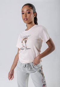 Ed Hardy TOKYO-GEISHA TIGHT  - T-shirts print - washed delicacy
