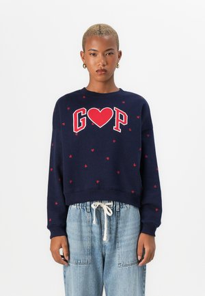 HERITAGE WEDGE CREW - Sweatshirt - dark blue