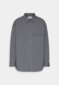 PADDED OVERSHIRT - Button down-skjorte - iron gate
