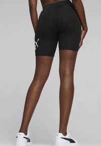 Puma LOGO SHORT  - Leggings - black