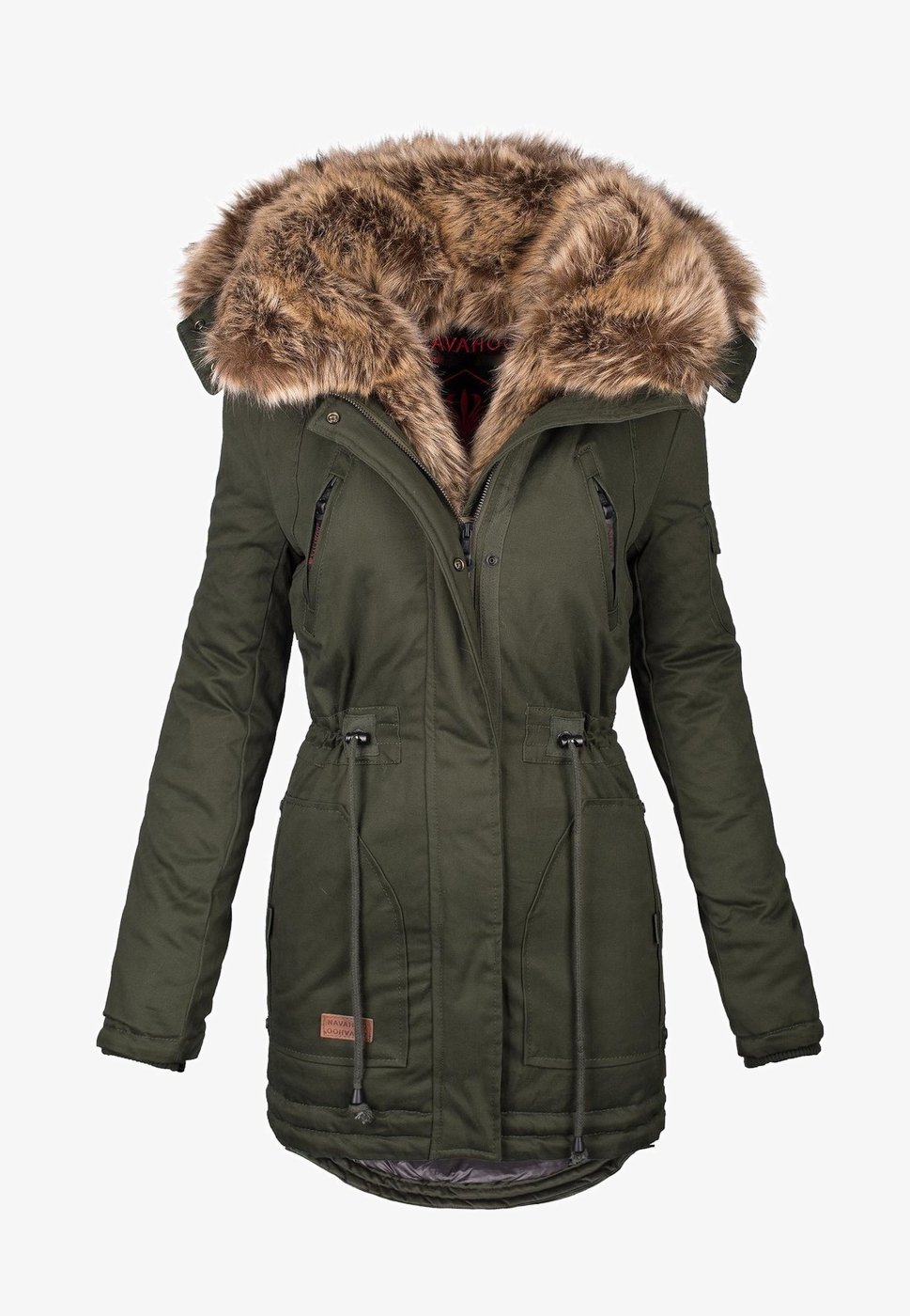 Bench Parka Mantel Khaki Damen Bench Damen Marken-Parka Mit