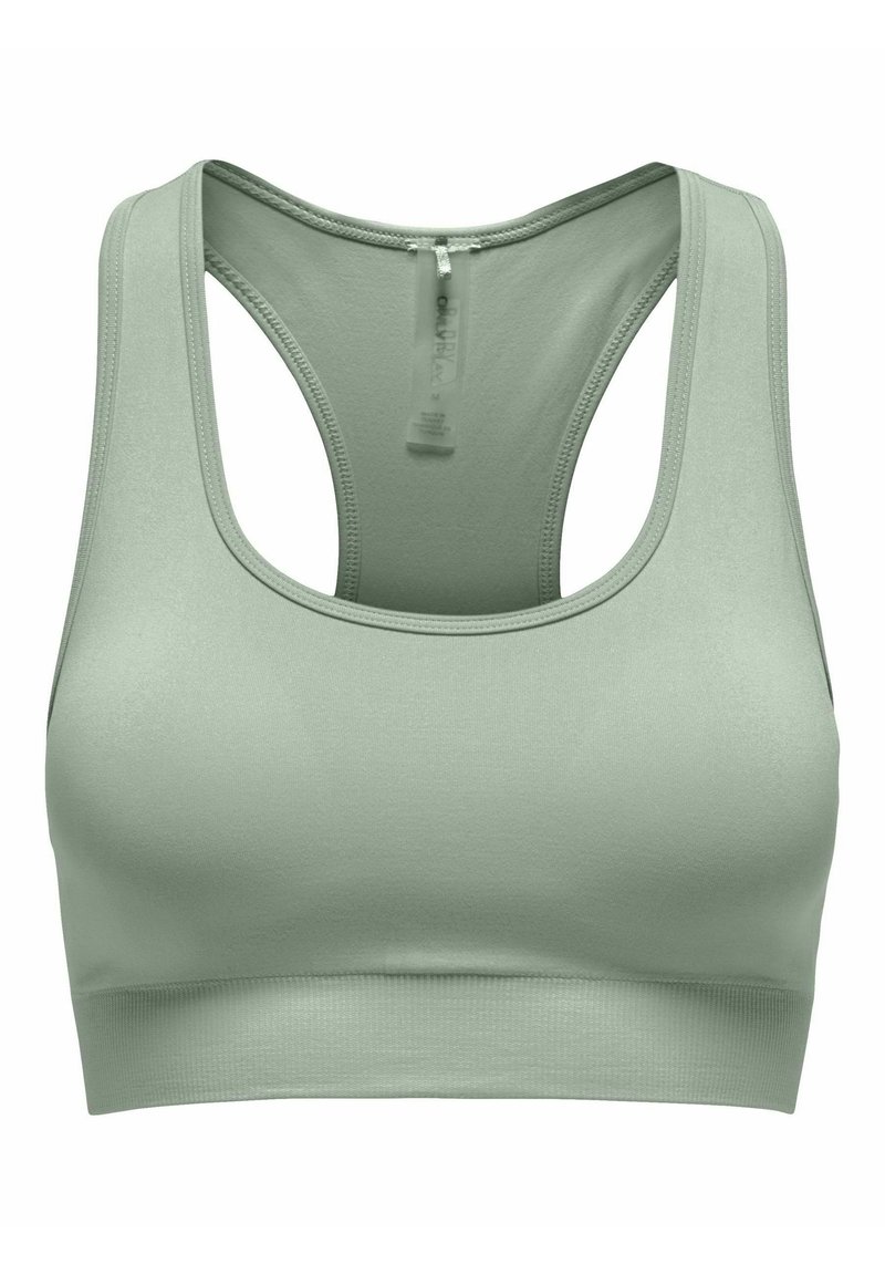 ONLY Play ONPDAISY-2 SEAM BRA  - Sports-BH-er med medium støtte - frosty green
