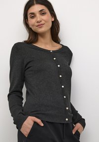 Culture ANNEMARIE - Vest - raven melange