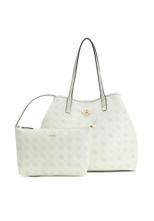 Guess, EMELIE LOGO 2 IN 1 TOTE - Cabas - white logo