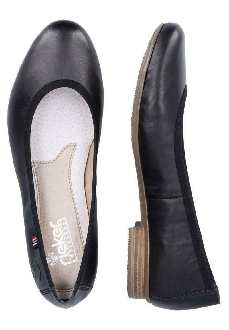 Rieker Ballerina In Pelle Columbo - Colore 14, Taglia 3.5 UK. Scarpe Donna Comfortevoli E Alla Moda.