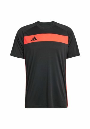 adidas Performance TIRO25 ESSENTIALS JERSEY MEN - Printtipaita - black lucid red