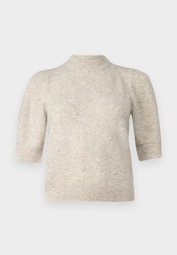 JDYRUE LIFE PEARL - T-shirt med print - beige