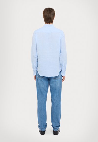 J.LINDEBERG SLIM MELANGE - Ing - chambray blue