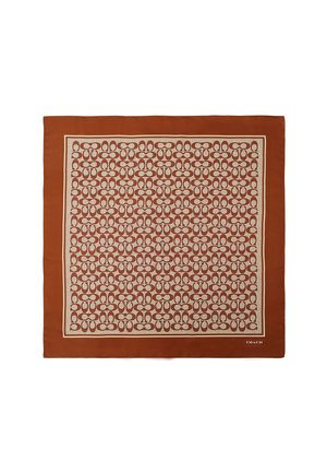 VINTAGE SIGNATURE PRINTED SQUARE - Foulard - red